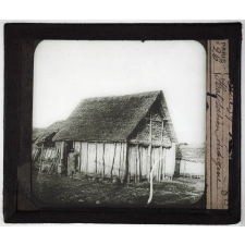 Colonies Dahomey. Habitation indigène.