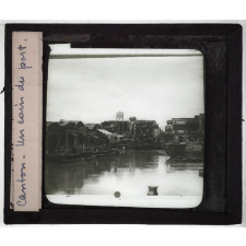 Chine. Canton. Un coin du port.