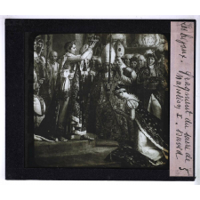 Les Bijoux au XIXè siècle. Fragment du sacre de Napoléon I. David.