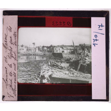Somme et Marne en 1918. Pont de la Vesles que les Allemands ont fait sauter.
