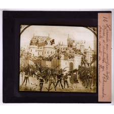L'Armée à l'époque du moyen âge. Prise d'Aubenton en Thiérache par le comte de Hainaut.
