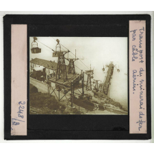 Fabrication de la fonte. Transport du minerai de fer par câble aérien.