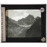 Le Relief, la mer, les côtes. Les Ecrins vus de la tête de la Maye.