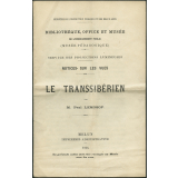 Le Transsibérien. Notices sur les vues.