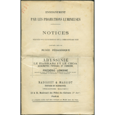 Abyssinie. Le Harrari et le Choa. Géographie physique et humaine. Notices sur les vues.
