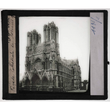 Nord et Est de la France. Façade de la cathédrale de Reims.