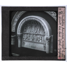 La Sculpture française d'après le musée de moulages du Trocadéro. I. Avant le XVIe siècle. La Charité-sur-Loire. Eglise, tympan.