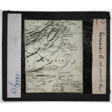 Tunisie (La vie dans le Sud). Carte.
