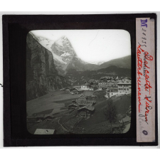 Suisse, montagnes, lacs. Murren et l'Eiger.