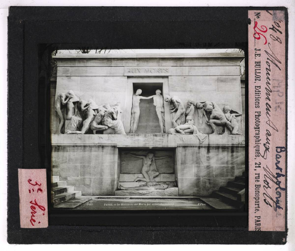 La Sculpture française au XIXe siècle. Bartholomé. Monument aux Morts.
