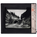 Vosges, Plateau lorrain, Alsace. Col de Bussang. Le Tunnel.