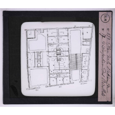 Désinfection et désinsection. Plan de la station de désinfection des Récollets.