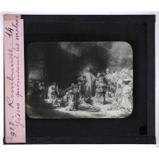 Histoire de la gravure. Rembrandt. Jésus guérissant les malades.