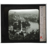 Suisse, les villes. Thonne : Vue panoramique prise du pavillon St Jacques.