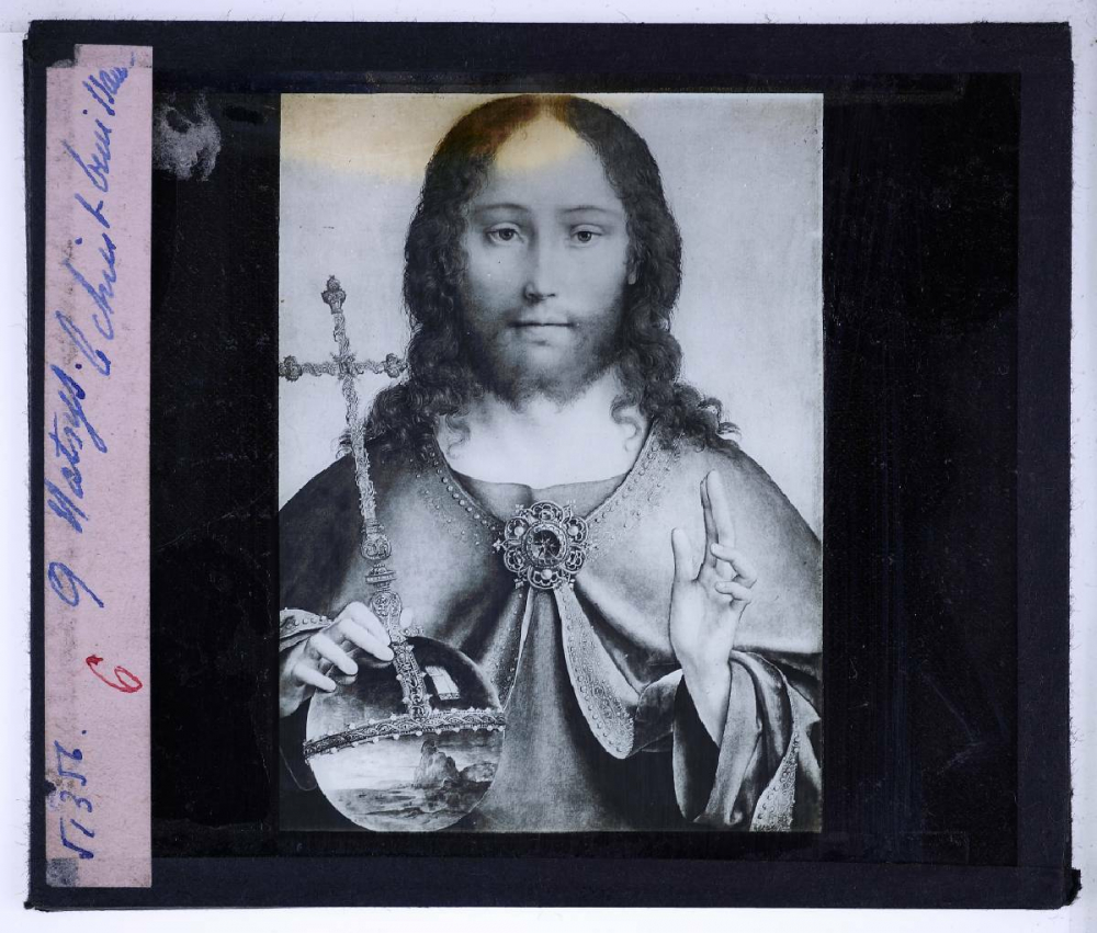 La Peinture flamande. Q. Metsys. Le Christ bénissant.