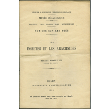 Les Insectes et les arachnides. Notices sur les vues.