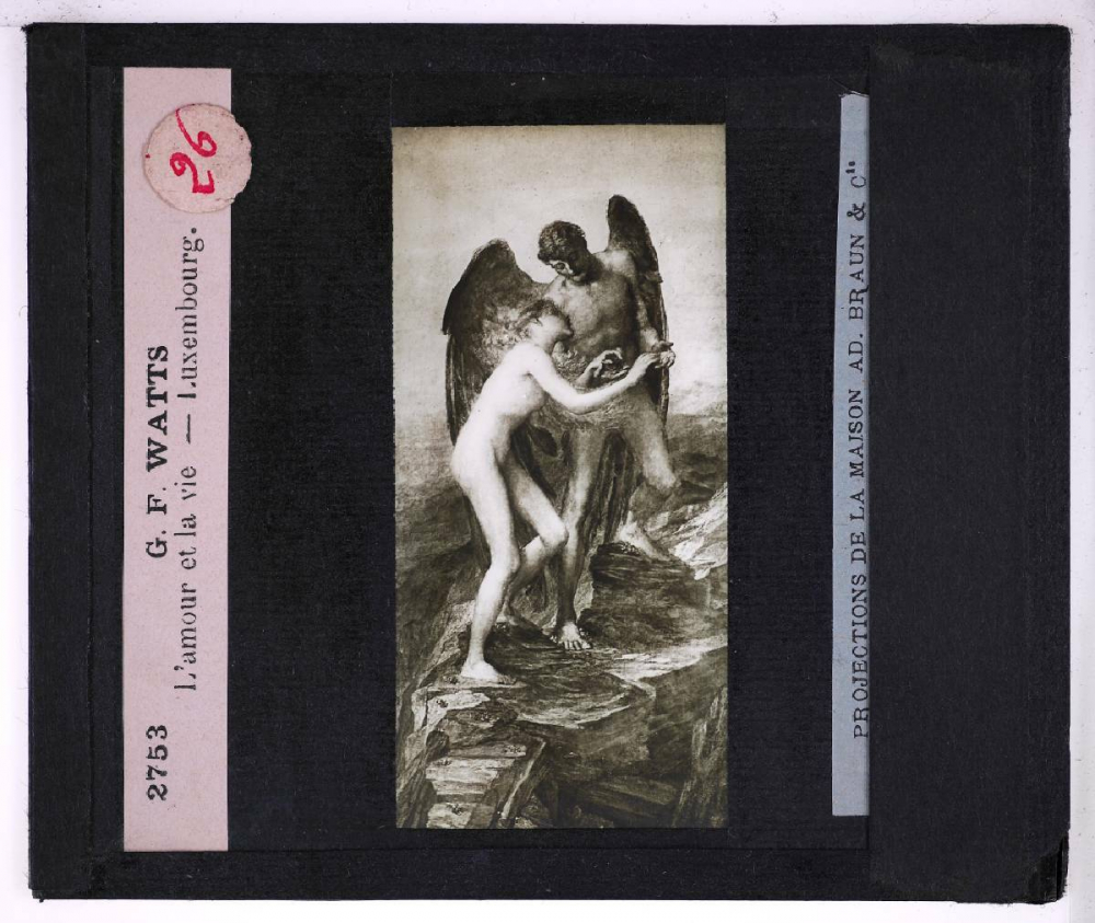 La Peinture anglaise. G.F. Watts. L'amour et la vie. Luxembourg.