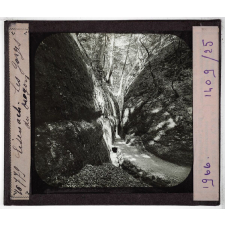 Saxe Thuringe. Eisenach, Les gorges du Dragon.