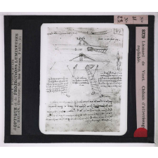 L'Art de voler chez nos ancêtres - Léonard de Vinci, constructeur d'aéroplanes. Châssis d'atterrissage repliable.