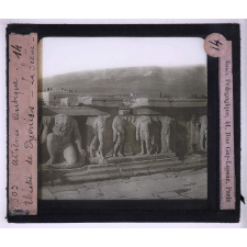Athènes antique. Théâtre de Dionysos, la scène.