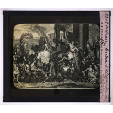 Histoire de la gravure. Audran. Entrée d'Alexandre dans Babylone.
