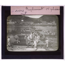 Les Travaux du génie dans un régiment de sapeurs mineurs. II. Manoeuvres de pontage. Repliement 1re phase.