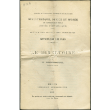 Le Directoire. Notices sur les vues.