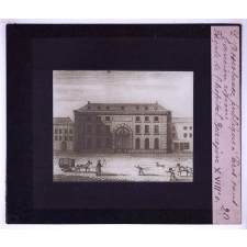 L'Assistance publique à Paris sous l'ancien régime. Façade de l'hôpital Beaujon XVIIIe s.