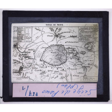 La Guerre de 1870. II - Siège de Paris. Plan.