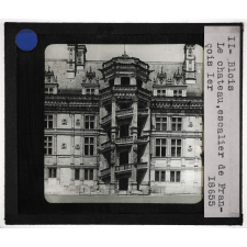 La Touraine et l'Orléanais. Blois. Le chateau, escalier de François Ier.