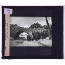 La Guerre de 1870. III - La guerre en province. Berne-Bellecour - Défense d'un pont.