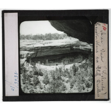 Etats-Unis. Région des montagnes Rocheuses. Mesa Verde (Colorado). Constructions des Cliff Dwellers.