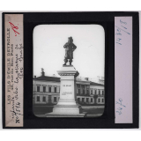 Finlande. Abo, la statue de Per Brahe.