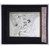 La Peinture chez les Grecs. Lécythe blanc d'Athènes. Déposition au tombeau.