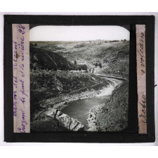 L'Action du volcanisme. Crozant. Le pont et la rivière.