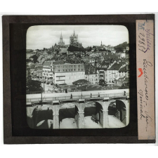 Suisse, les villes. Lausanne : Vue générale.
