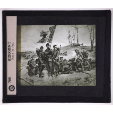La Guerre de 1870. I - Armée du Rhin. Sergent. Sous le feu.
