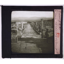 L'Afrique romaine. Timgad. La voie cardomaximus.