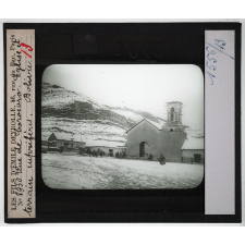 La Bolivie. Vue de Corocoro. Eglise et terrain cuprifère.