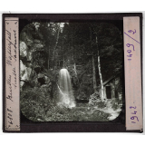 Saxe Thuringe. Beutten Wasserfall, Suisse Saxonne.