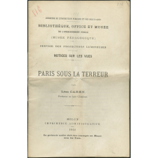 Paris sous la Terreur. Notices sur les vues.
