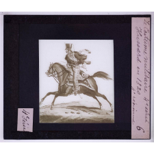 Le Costume militaire en France. 4ème série. Hussard en 1820 - 4e régiment.