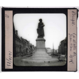 Bruges. La statue de Jean Van Eyck.