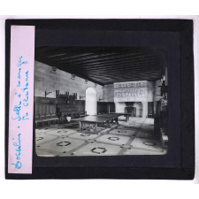 Architecture gothique II. - Constructions militaires, publiques et civiles. Jossellin. Salle à manger du château.