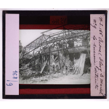 L'Aisne en 1918. Fleury le Martel, la sucrerie détruite.