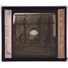Les Ruines de la Rome antique depuis le siècle d'Auguste. L'arc de Constantin.