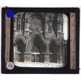 Champagne. Portail de la Cathédrale de Reims.