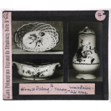 Poteries et faïences. Faïences de Strasbourg. Hannong. Musée de Strasbourg.
