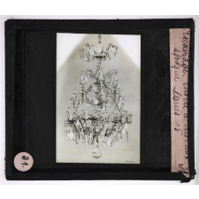 Le Luminaire à travers les âges. Lustre à cristaux. Epoque Louis 15.