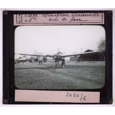 L'Aviation. Monoplan Antoinette, vue de face.